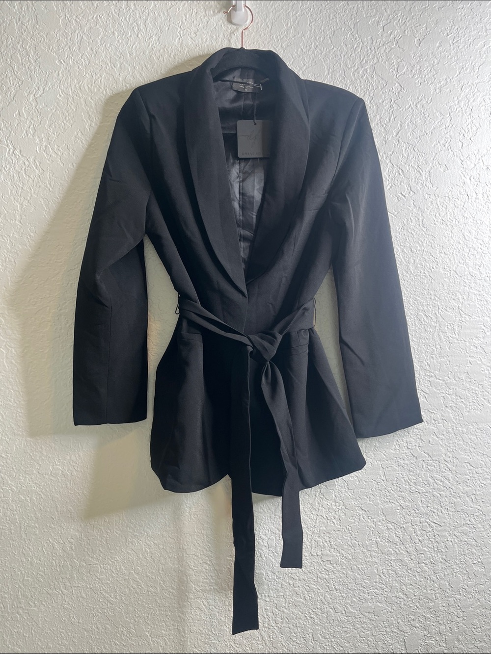 NWT Dress Forum Blossoming Blazer in Black Sz S